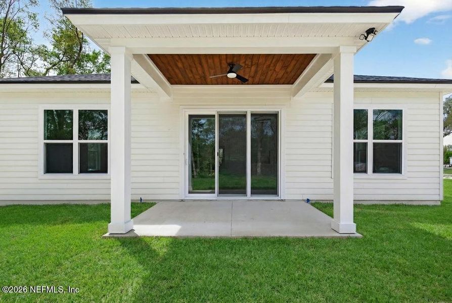 Exterior details and patio area of a home in , Yulee (Image 35). Exterior details and patio area of a home in , Yulee (Image 35).