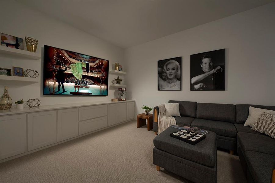 Furnished interior view inside a new home in Windsong Ranch, Prosper (Image 5).