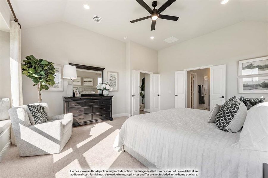 Furnished interior view inside a new home in Hayes Crossing, Midlothian (Image 9).
