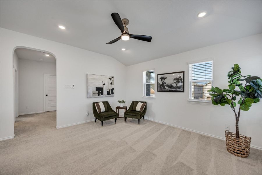 Furnished interior view inside a new home in Retreat at San Gabriel, Georgetown (Image 10).