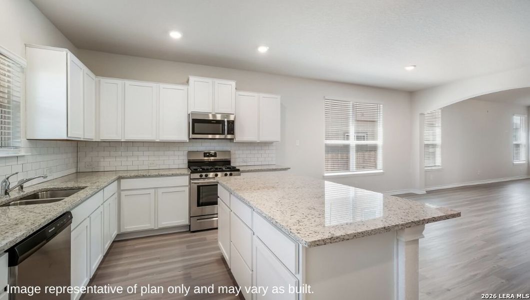 Furnished interior view inside a new home in Riverstone at Westpointe, San Antonio (Image 5).