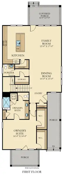 2D floor plan layout of this home in , Summerville, SC (Image 3).
