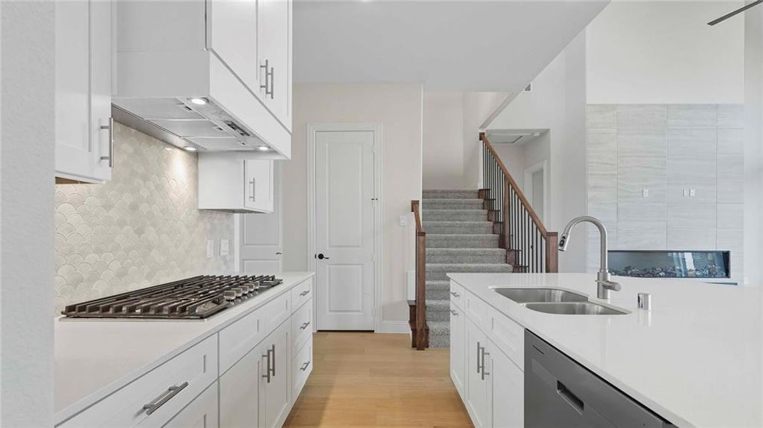 Furnished interior view inside a new home in Clearview Ranch, Royse City (Image 8). Furnished interior view inside a new home in Clearview Ranch, Royse City (Image 8).