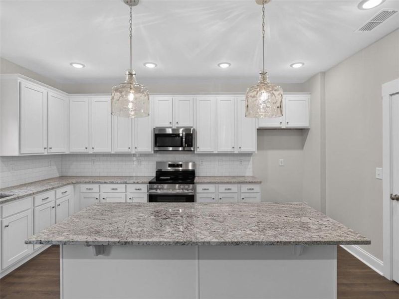 Furnished interior view inside a new home in , Dallas (Image 13).