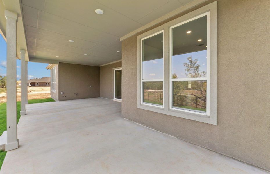 Exterior details and patio area of a home in Sun City Texas, Georgetown (Image 3). Exterior details and patio area of a home in Sun City Texas, Georgetown (Image 3).