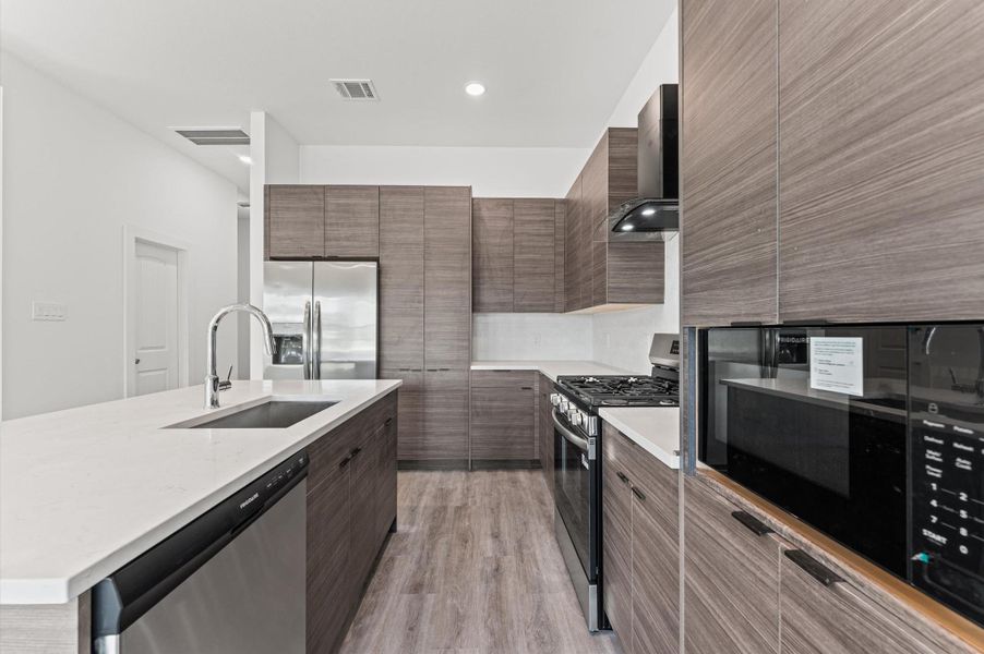 Furnished interior view inside a new home in , Houston (Image 18).