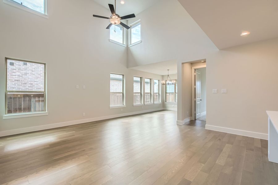 Plan 1477 - Representative Photo - Living Room/Dining Room Plan 1477 - Representative Photo - Living Room/Dining Room