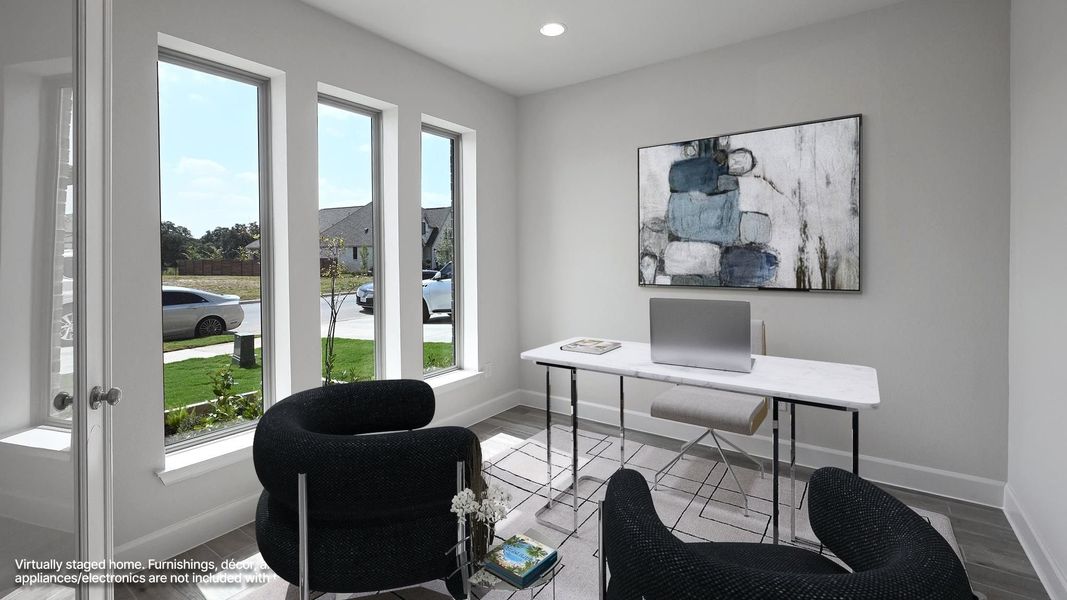 Furnished interior view inside a new home in Juniper Springs, Lockhart (Image 8).