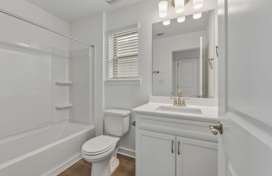 Furnished interior view inside a new home in Santa Rita Ranch, Liberty Hill (Image 13).