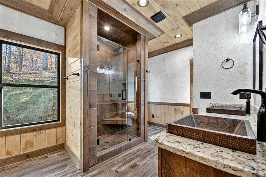 Furnished interior view inside a new home in , Ellijay (Image 8).