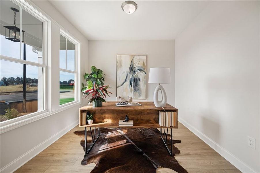 Furnished interior view inside a new home in , Cartersville (Image 3).