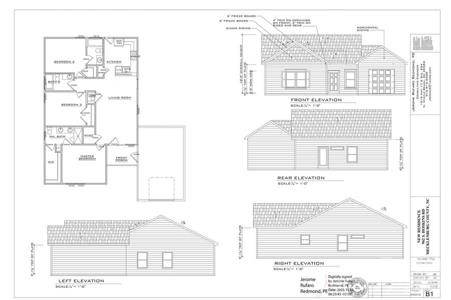 Exterior rendering of this home design in , Charlotte, NC (Image 3).