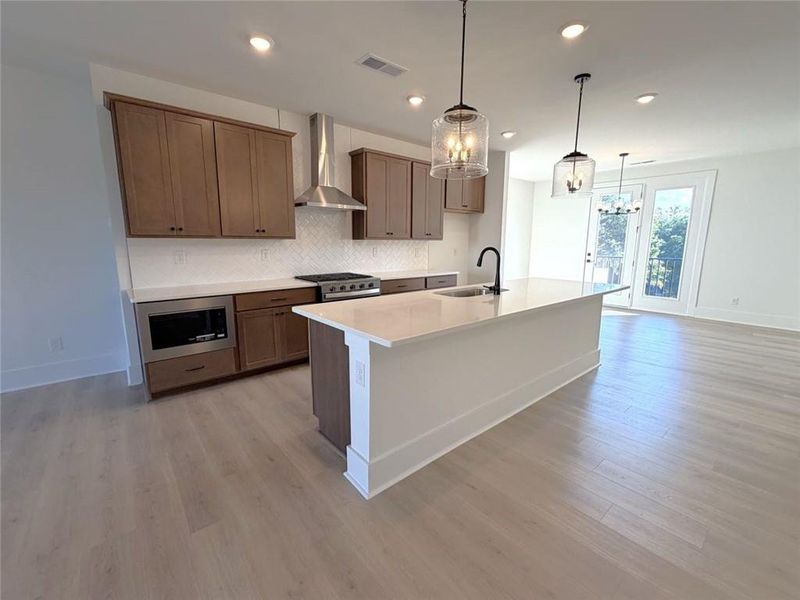 Furnished interior view inside a new home in Overlook at Peachtree Corners, Peachtree Corners (Image 16).