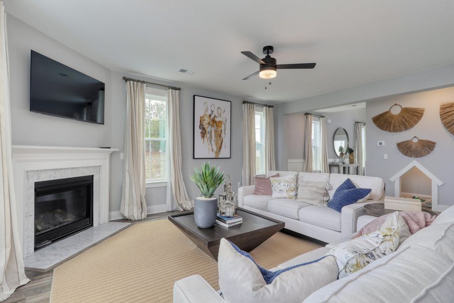 Furnished interior view inside a new home in , Summerville (Image 15).
