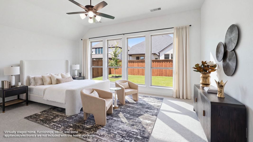 Furnished interior view inside a new home in Mosaic, Celina (Image 10). Furnished interior view inside a new home in Mosaic, Celina (Image 10).