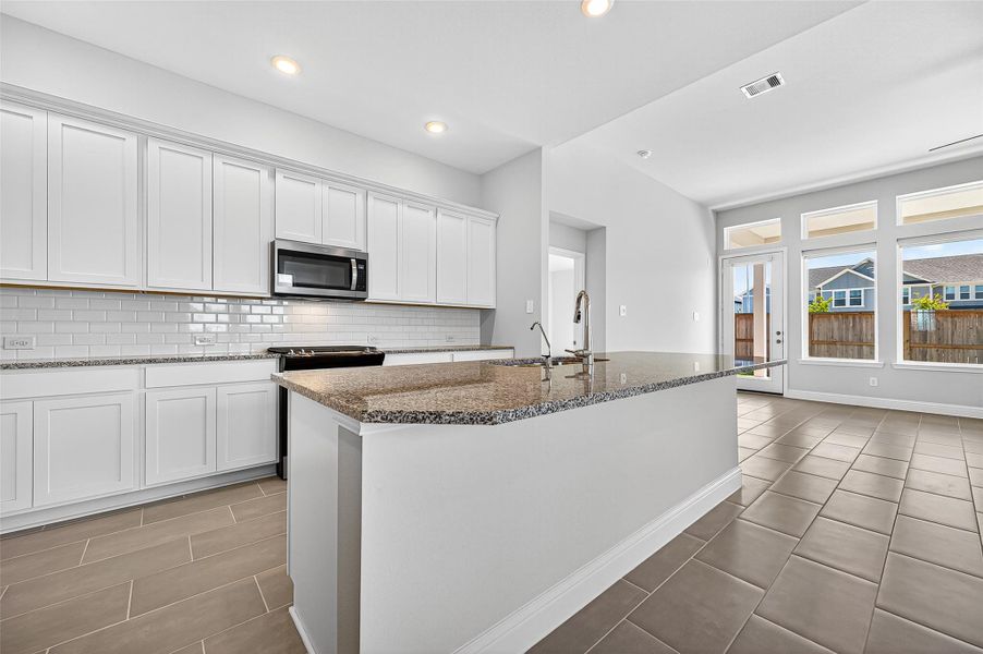 Furnished interior view inside a new home in Jordan Ranch: Signature Series, Katy (Image 12).
