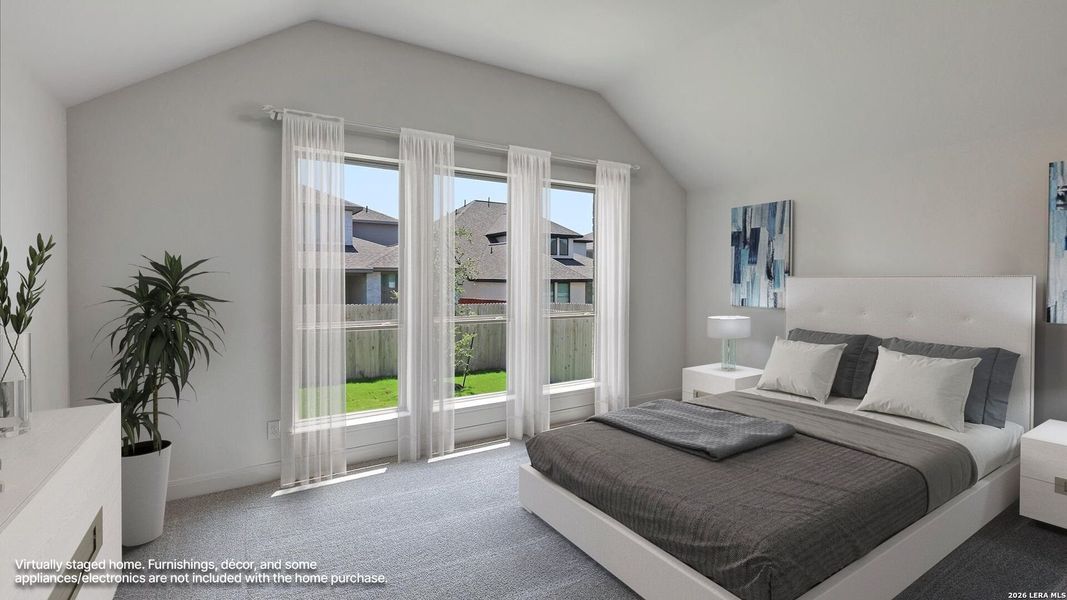 Furnished interior view inside a new home in Kallison Ranch, San Antonio (Image 16).
