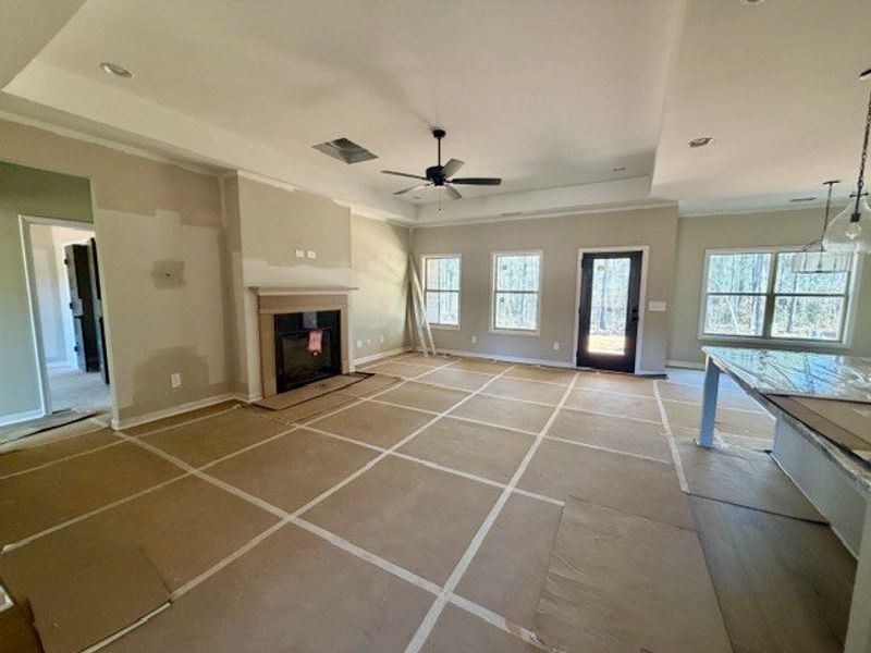 In-progress construction of a new home in Oakview, Pine Mountain, GA (Image 4).