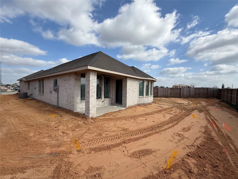 In-progress construction of a new home in Candela, Richmond, TX (Image 4).