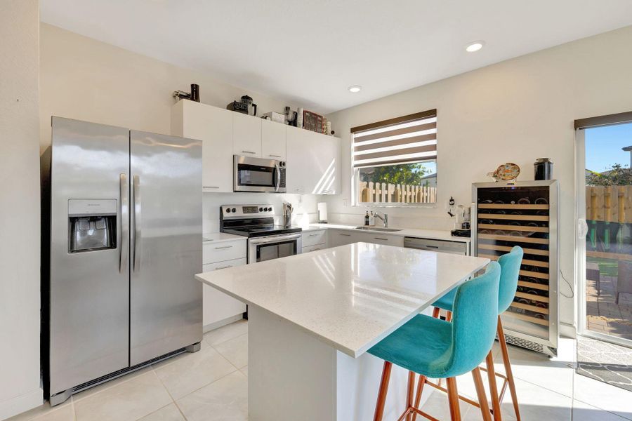 Furnished interior view inside a new home in , Miami (Image 8).
