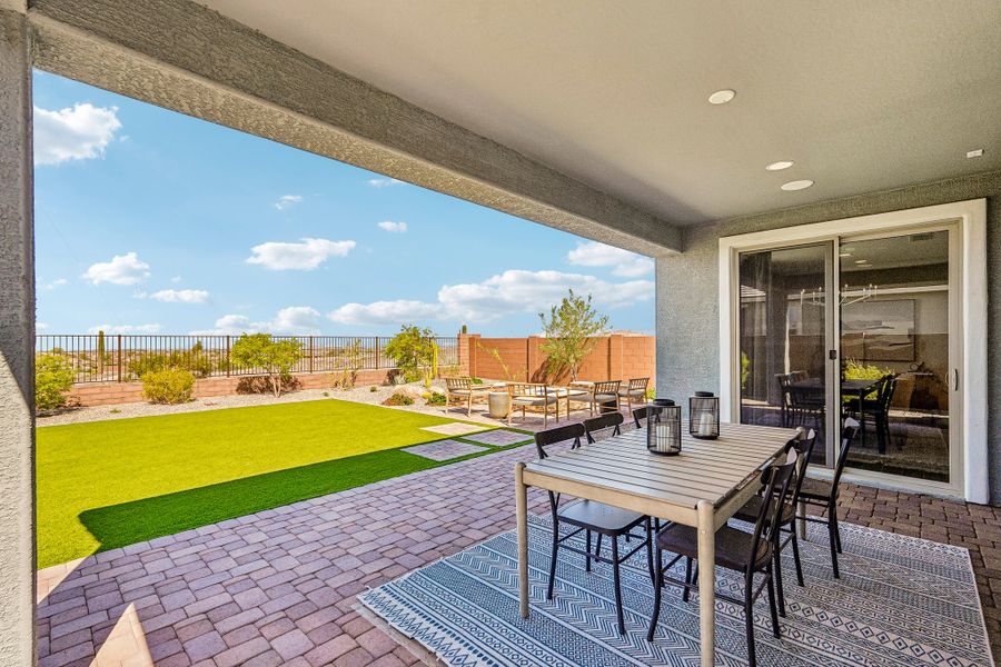 Representative exterior details of a home built from the Sienna by Taylor Morrison in Estrella, Goodyear (Image 30).