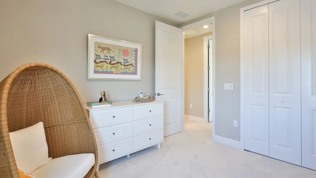 Furnished interior view inside a new home in Palm Grove, Lakewood Ranch (Image 18). Furnished interior view inside a new home in Palm Grove, Lakewood Ranch (Image 18).