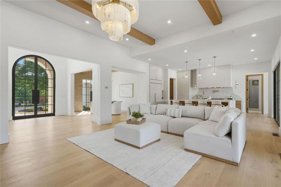 Furnished interior view inside a new home in , Canton (Image 14).