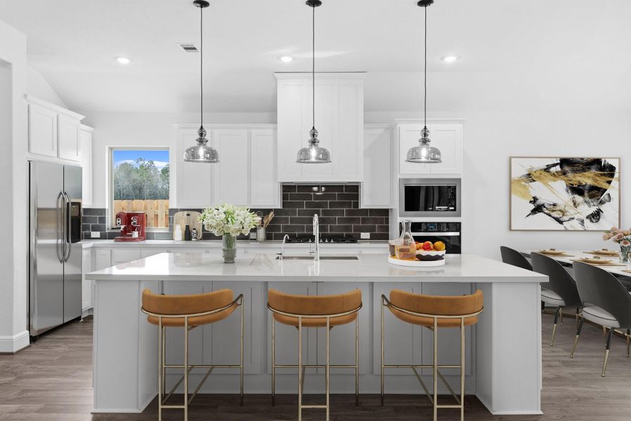Furnished interior view inside a new home in COLTON, Montgomery (Image 14).