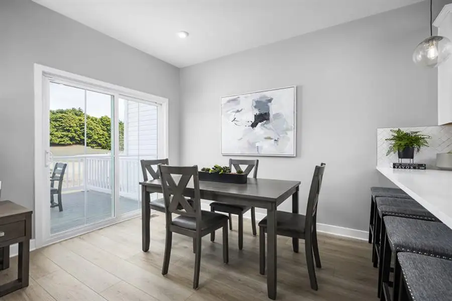 Furnished interior view inside a new home in McCain's Station Townhomes, Gallatin (Image 7).