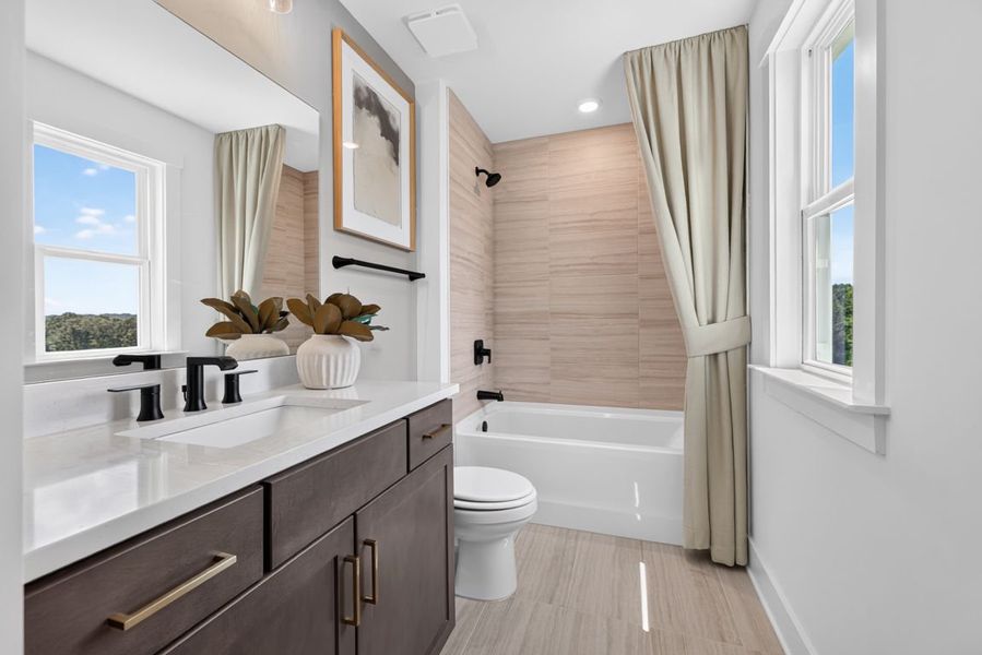 Representative furnished interior of a home built from the Newlyn by Pulte Homes in Bleckley Station, Ball Ground (Image 62). Representative furnished interior of a home built from the Newlyn by Pulte Homes in Bleckley Station, Ball Ground (Image 62).