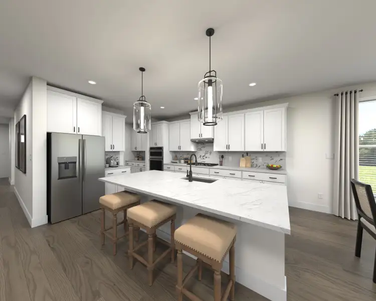 Skip takeout and prep dinner in the well-appointed kitchen. Skip takeout and prep dinner in the well-appointed kitchen.