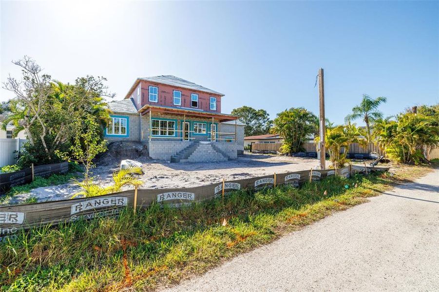 In-progress construction of a new home in , St. Petersburg, FL (Image 12).