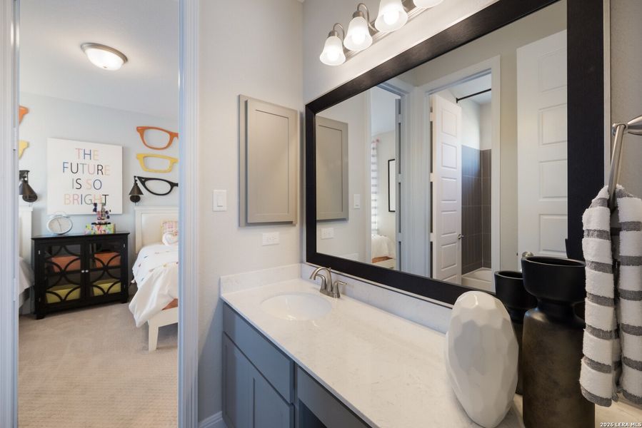 Furnished interior view inside a new home in Esperanza, Boerne (Image 20).