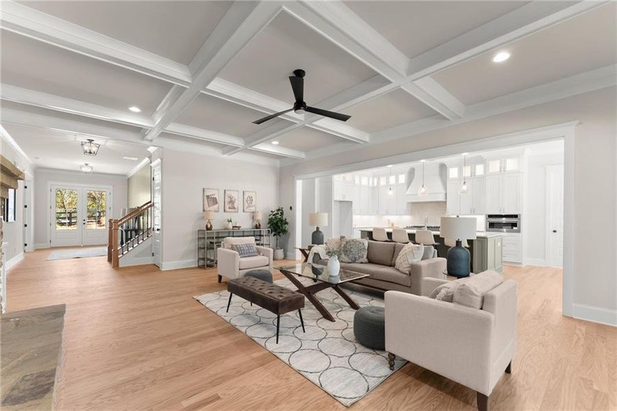 Furnished interior view inside a new home in , Gainesville (Image 23).