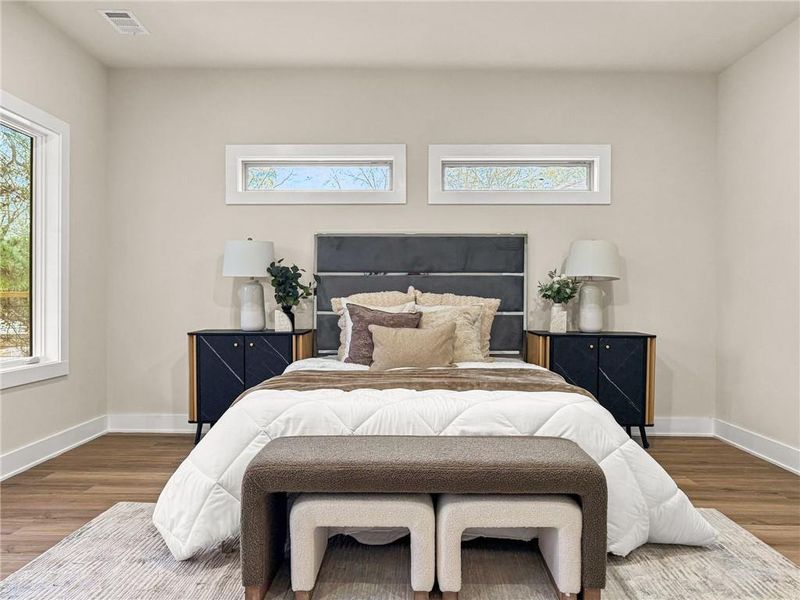 Furnished interior view inside a new home in , Atlanta (Image 43).
