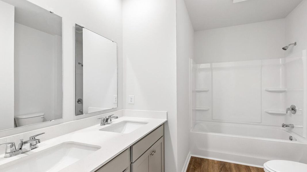 Furnished interior view inside a new home in The Crossing at St. James, Summerville (Image 6).