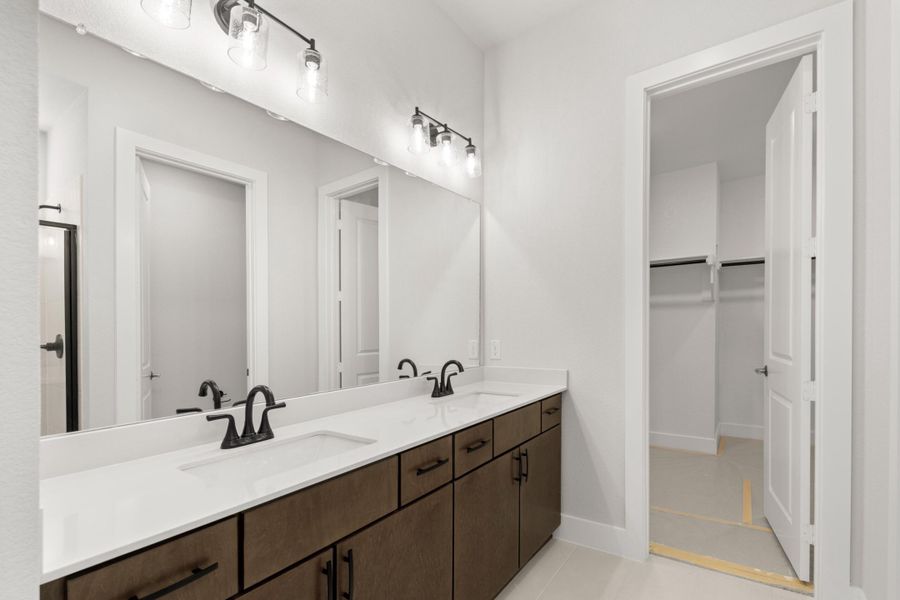 Furnished interior view inside a new home in Garden Collection at Union Park, Little Elm (Image 6).