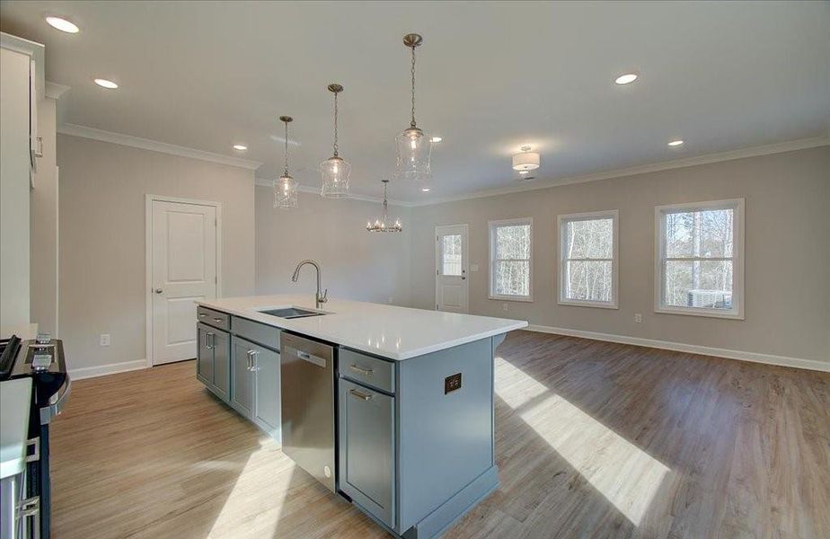 Furnished interior view inside a new home in Wildwood Place, Powder Springs (Image 11).