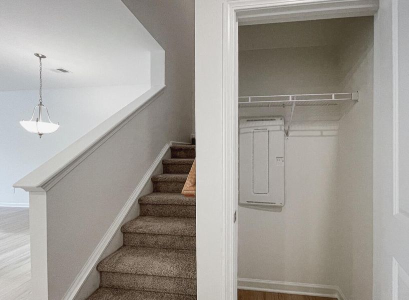 Spacious, unfurnished interior of a new home in East Main Townes, Spartanburg (Image 16).