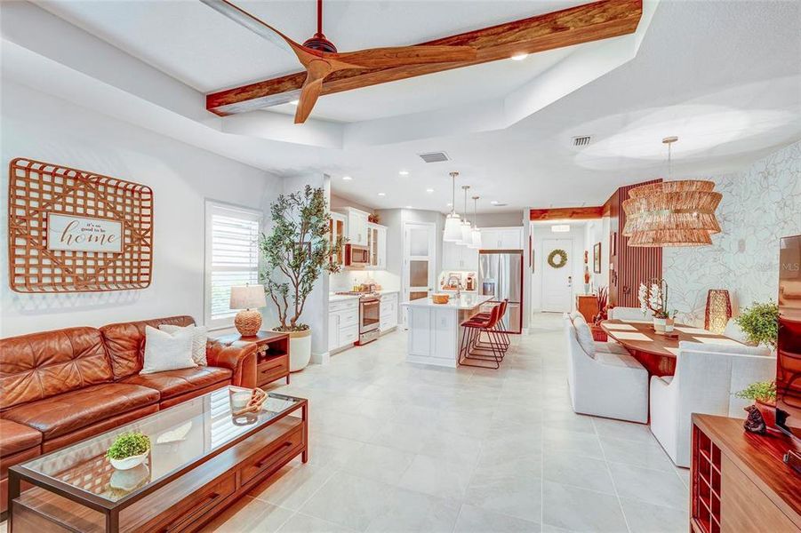 Furnished interior view inside a new home in , Sarasota (Image 39). Furnished interior view inside a new home in , Sarasota (Image 39).