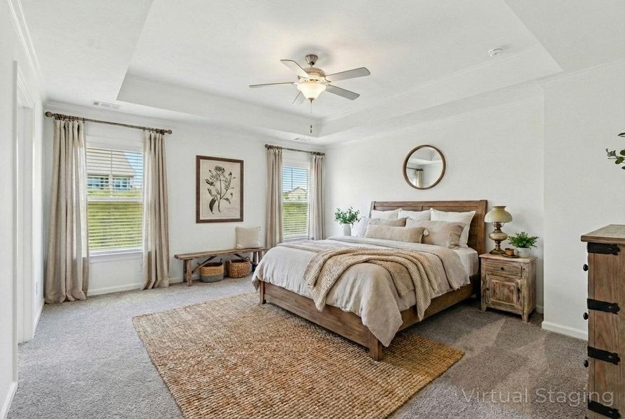 Furnished interior view inside a new home in Crawford Creek, Grovetown (Image 12). Furnished interior view inside a new home in Crawford Creek, Grovetown (Image 12).