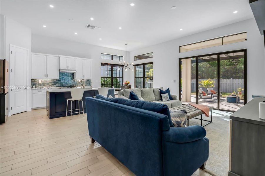 Furnished interior view inside a new home in , Parkland (Image 12).