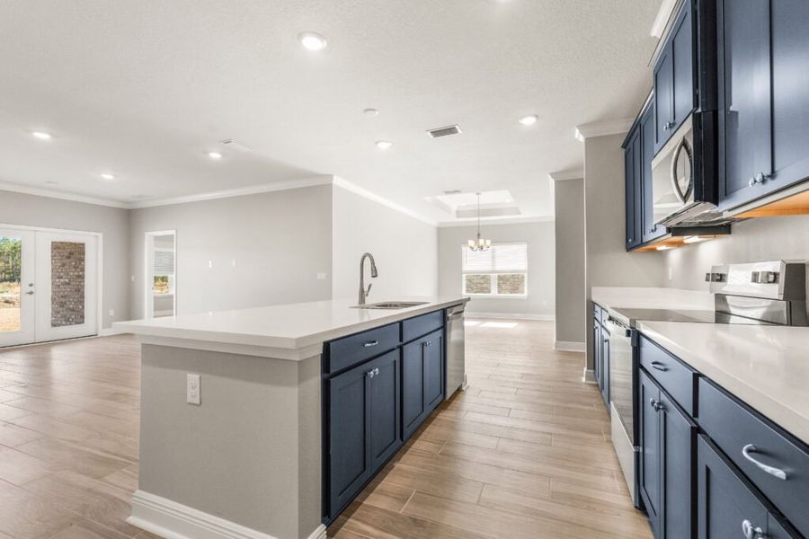 Furnished interior view inside a new home in Lake Merial, Panama City (Image 4). Furnished interior view inside a new home in Lake Merial, Panama City (Image 4).