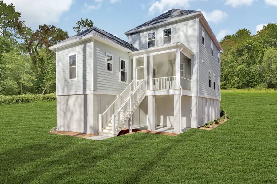 Exterior details and patio area of a home in , Johns Island (Image 3).