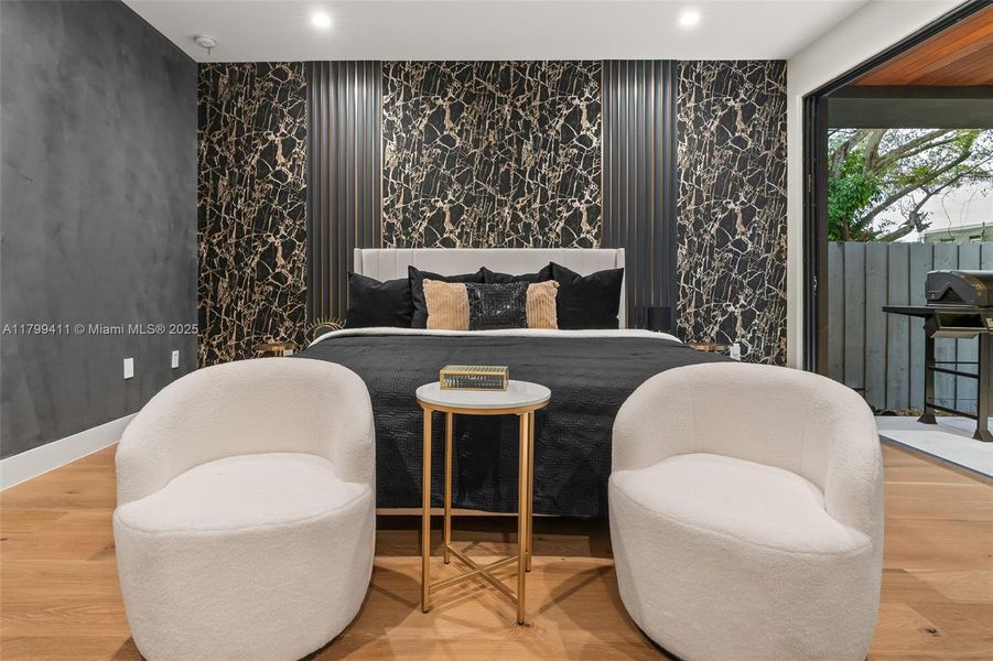 Furnished interior view inside a new home in , Miami (Image 6).