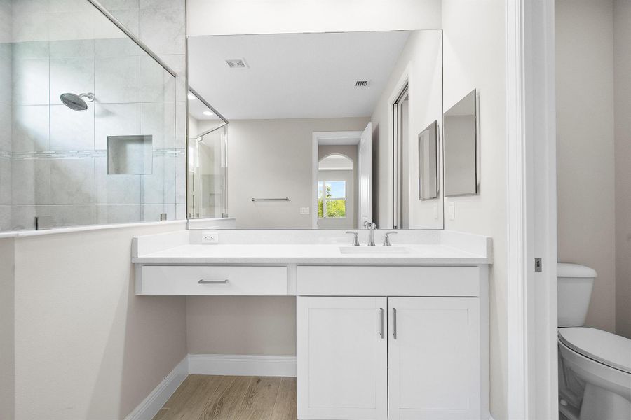 Furnished interior view inside a new home in , Port St. Lucie (Image 12).