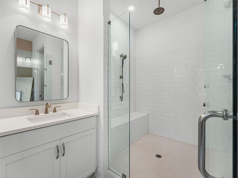 Furnished interior view inside a new home in , Norcross (Image 18).