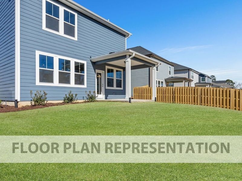 Back Exterior | The 1807 Plan by Ivey Homes