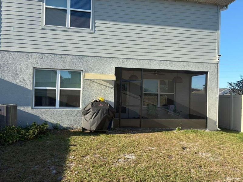 Exterior details and patio area of a home in , Harmony (Image 4).