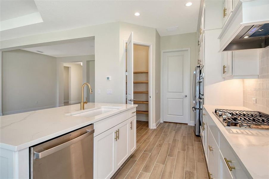 Furnished interior view inside a new home in Canoe Creek, Parrish (Image 9).